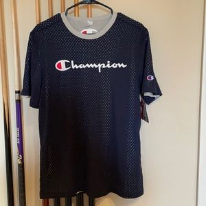 Navy Blue champions short sleeve tee